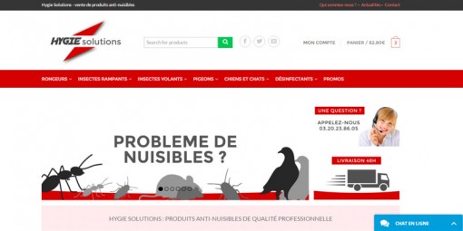 Hygie Solutions – vente en ligne de produits anti-nuisibles
